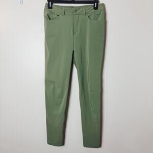 Columbia Kids Zip Off Convertible Pants Size L 10/12 Army Green Hiking Outdoor